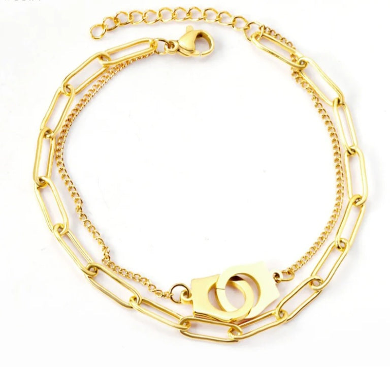 Olena Clasp Charm Bracelet