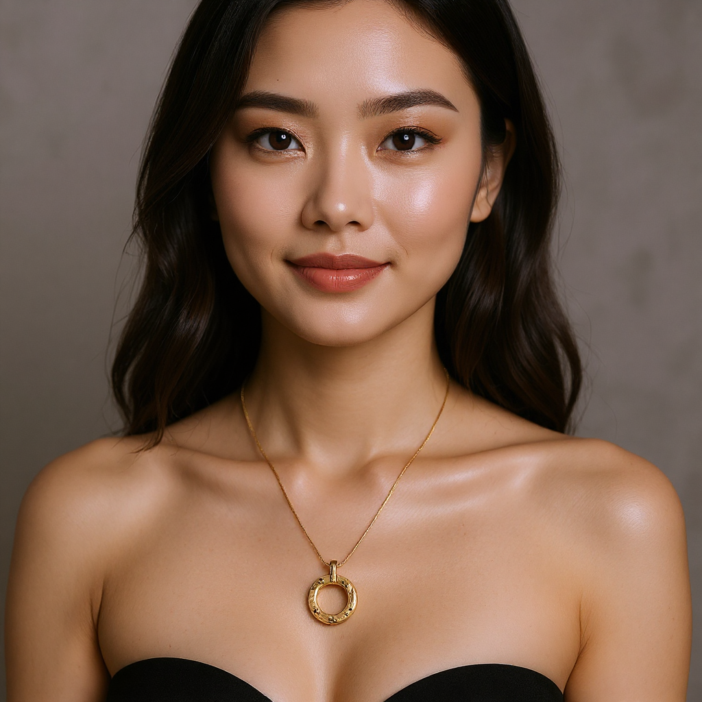 Ohana Round Pendant Necklace