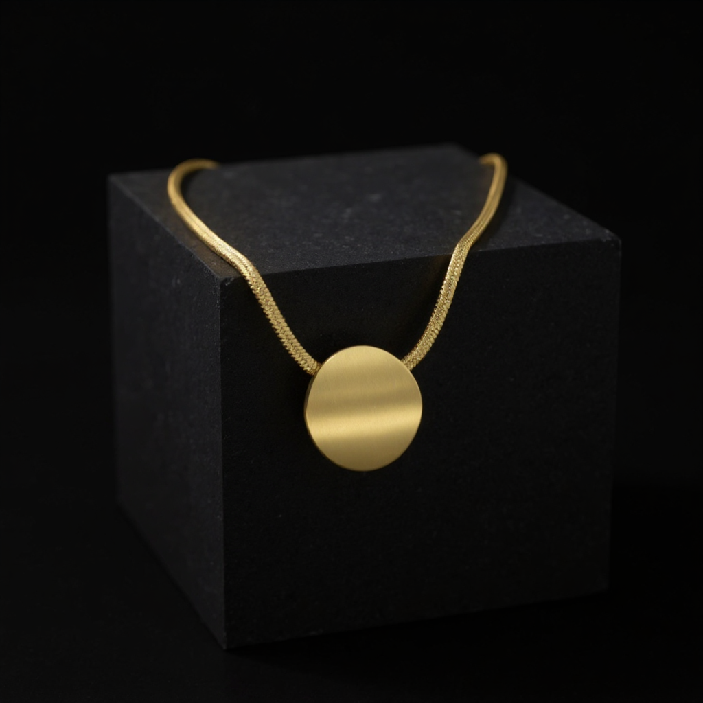 Ola Round Pendant Necklace