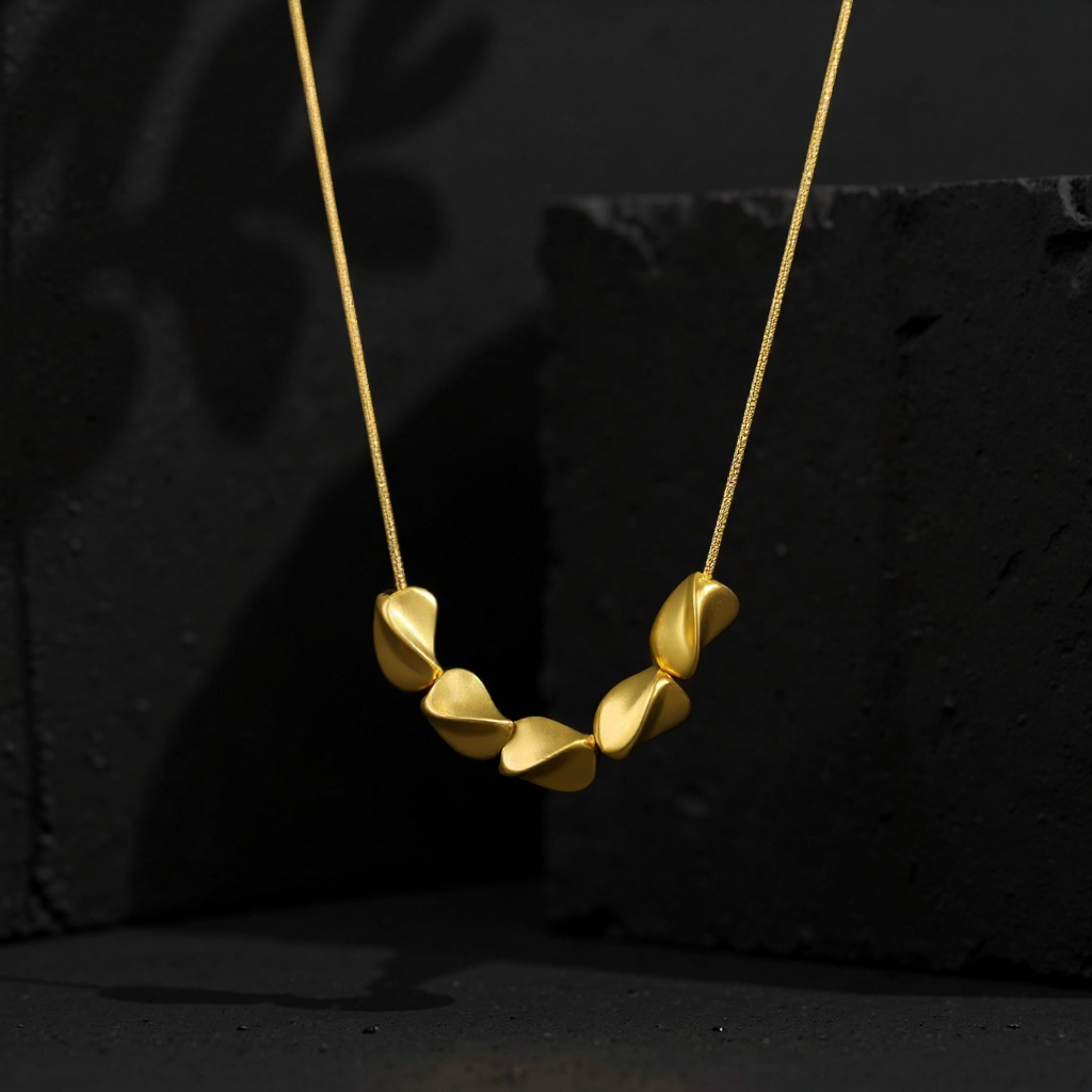 Opal Beaded Necklace | 18K Gold Plated