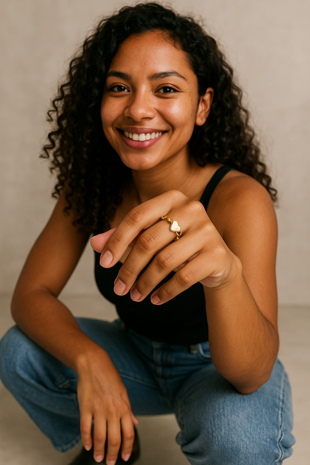 Oceane Heart Ring
