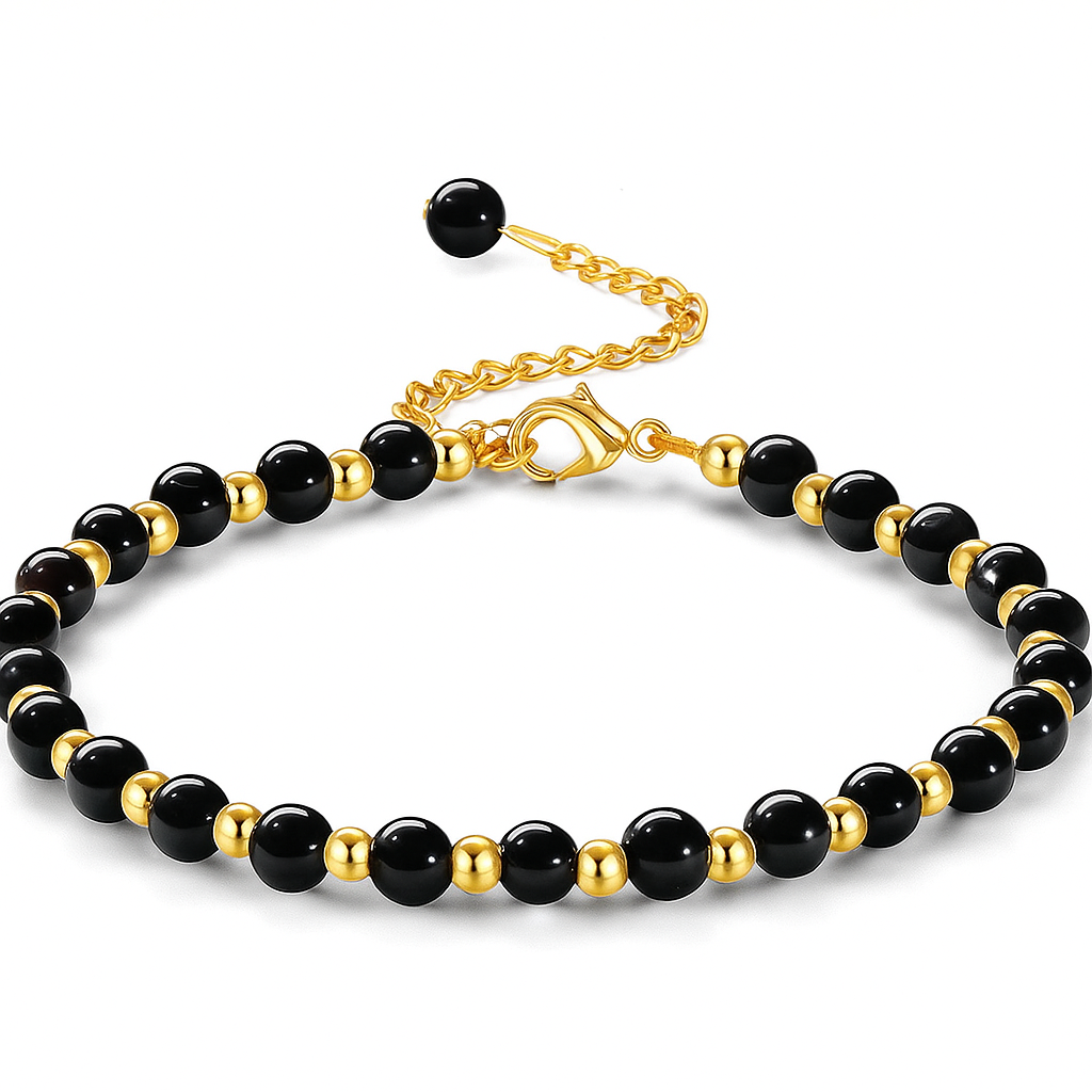 Rumi Beaded Bracelet | 14K Gold Plated