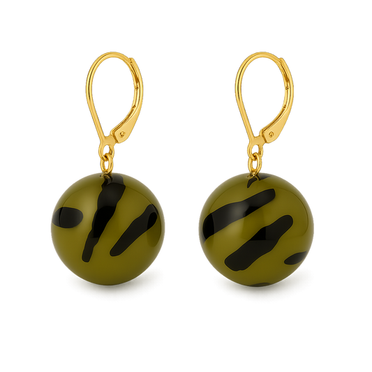 Riya Round Earrings | 18K Gold Plated