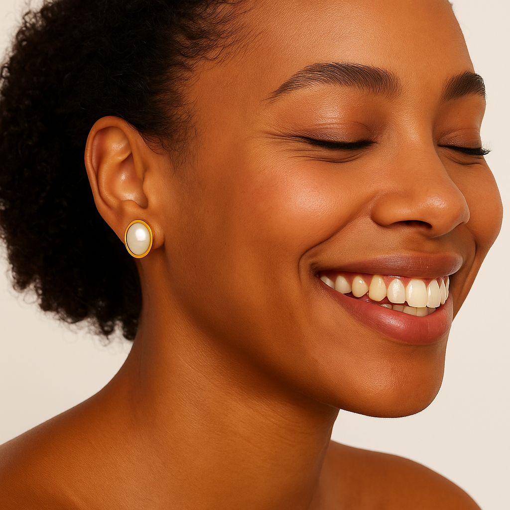 Ruby Resin Earrings
