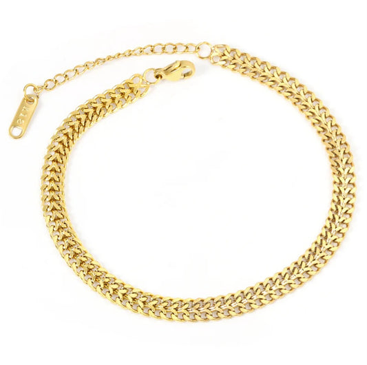Oriana Woven Chain Bracelet