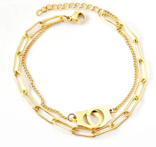 Olena Clasp Charm Bracelet