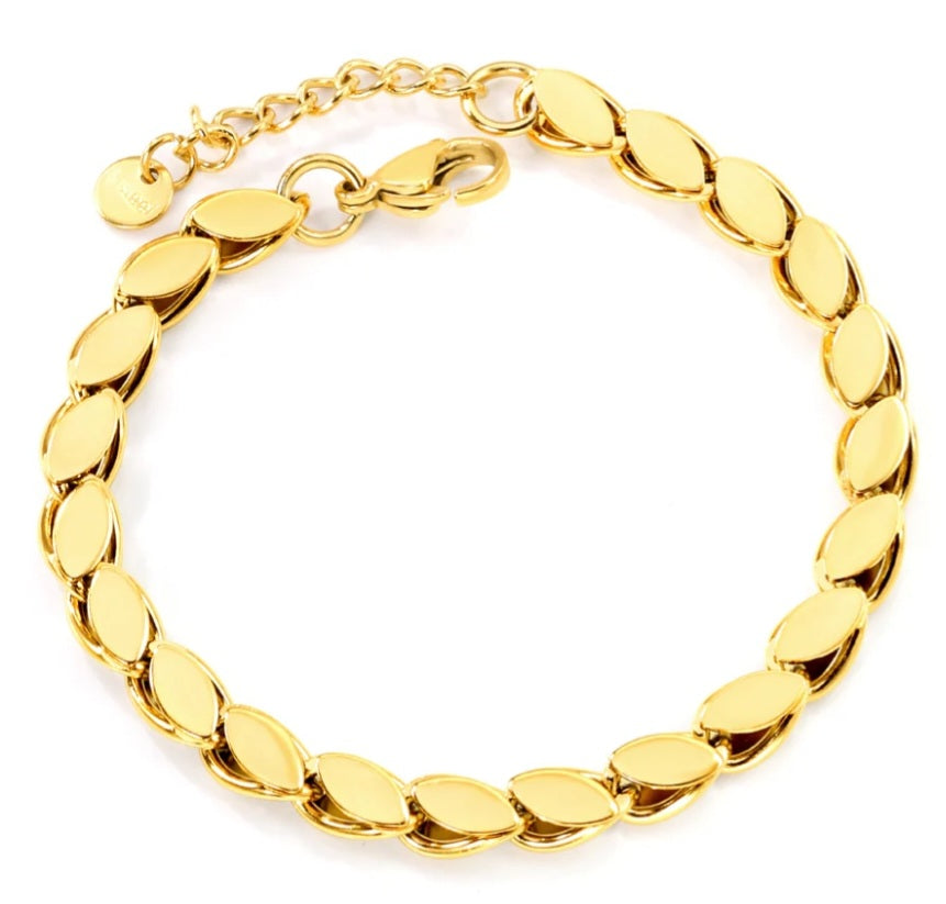 Ophelia Round Plaque Bracelet
