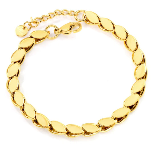 Ophelia Round Plaque Bracelet