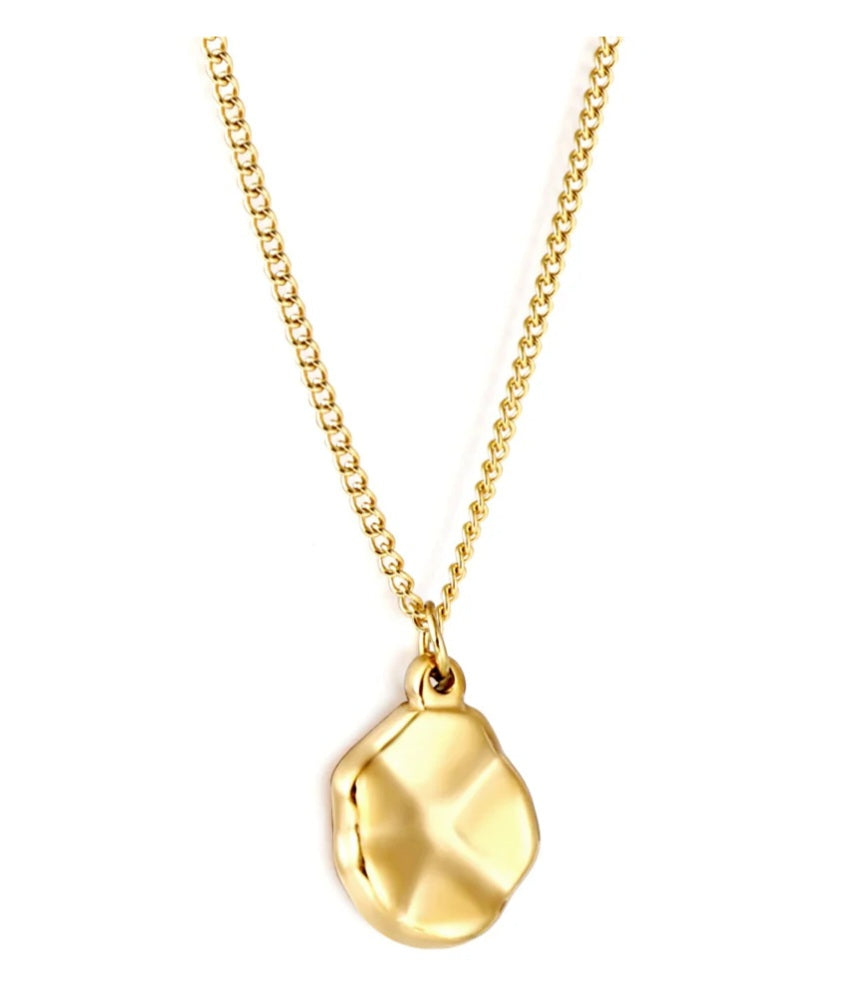 Odella Uneven Oval Necklace