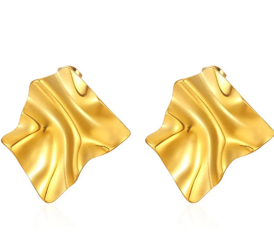 Olana Irregular Textured Earrings