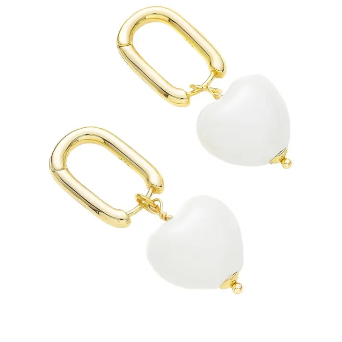 Reign Heart Earrings | 18K Gold Plated