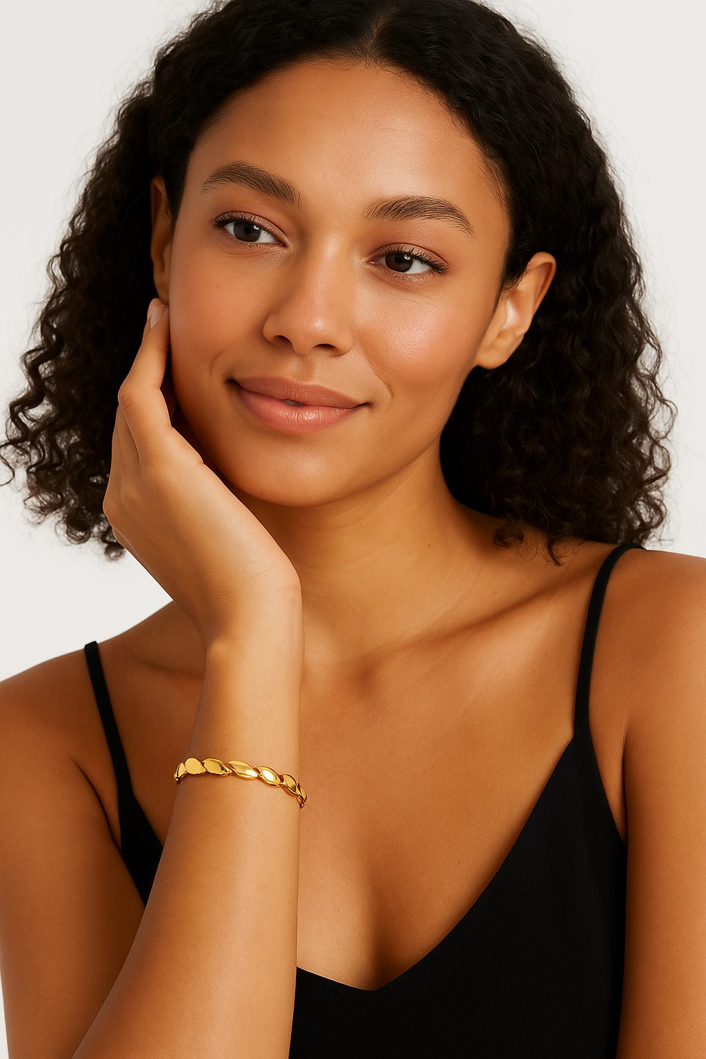 Ophelia Round Plaque Bracelet