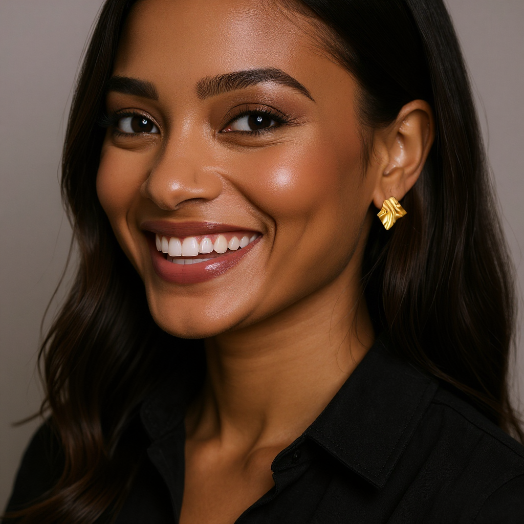 Olana Irregular Textured Earrings