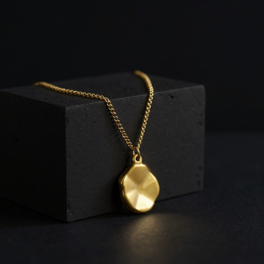 Odella Uneven Oval Necklace