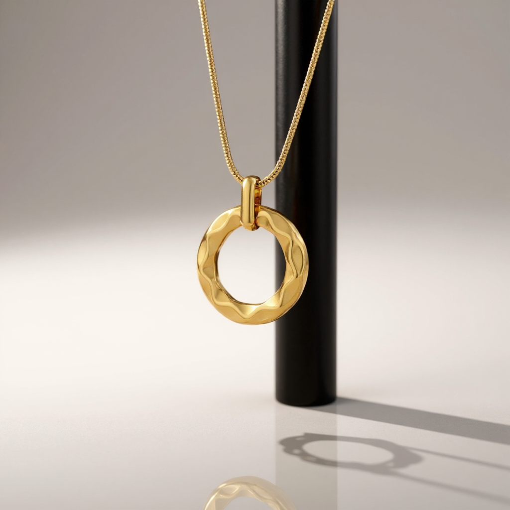 Ohana Round Pendant Necklace