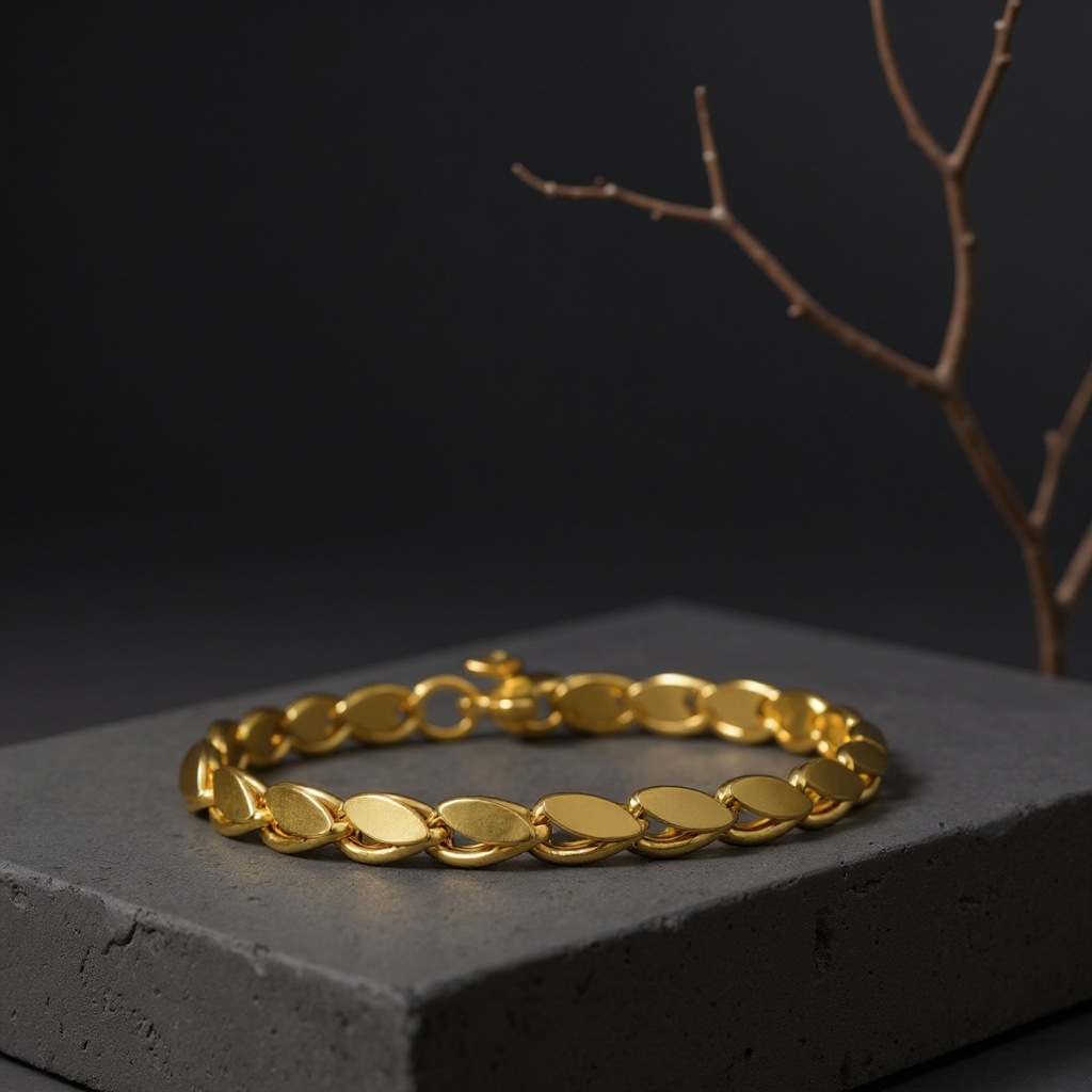Ophelia Round Plaque Bracelet