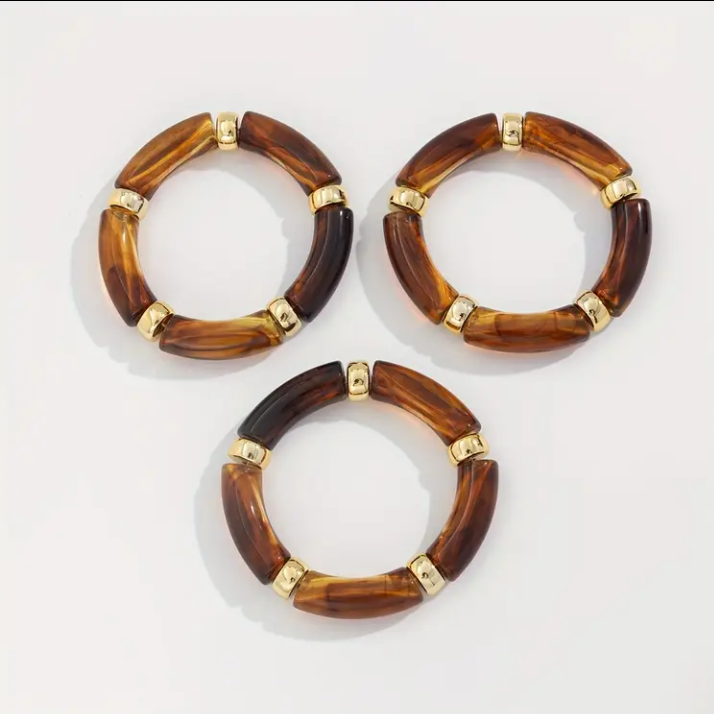 Rose Resin Bracelet