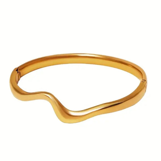 Rumia Geometric Bracelet | 18K Gold Plated
